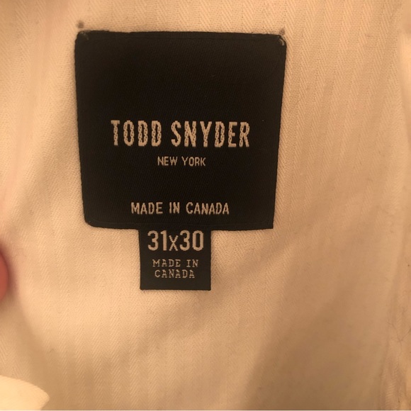 Todd Snyder Italian Sutton Wool Trousers in Brown-Olive plaid (30x31) - Picture 4 of 6